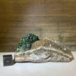 Malachite sur Quartz
