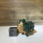 Malachite sur Quartz