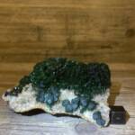 Malachite sur Quartz