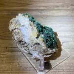 Malachite sur Quartz