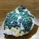 Malachite sur Quartz
