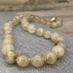 Collier en Quartz Rutile