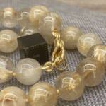 Collier en Quartz Rutile