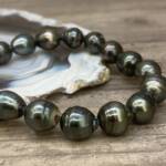 Bracelet en Perles Noire de Culture d'Eau douce