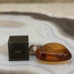 Pendentif Cœur en Ambre Baltique