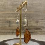 Boucles d'oreilles en Ambre Baltique