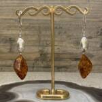 Boucles d'oreilles en Ambre Baltique