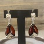 Boucles d'oreilles en Ambre Baltique