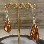 Boucles d'oreilles en Ambre Baltique