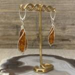 Boucles d'oreilles en Ambre Baltique