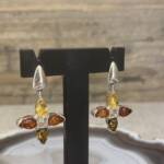 Boucles d'oreilles en Ambre Baltique