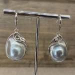 Boucles d'Oreilles en Perle Mabé
