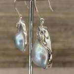 Boucles d'Oreilles en Perle Mabé
