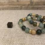 Bracelet en Jade, Aventurine et Agate Mousse – Image 2