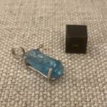Pendentif Apatite Bleue