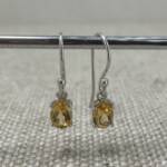 Boucles oreilles Citrine