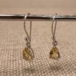 Boucles oreilles Citrine