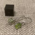 Boucles oreilles Peridot
