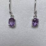 Boucles oreilles Amethyste