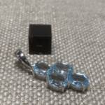 Pendentif Topaze Bleue