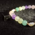 Bracelet Amethyste, Quartz Rose, Aventurine, Jade