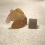 Tête de cheval en Quartz Rutile