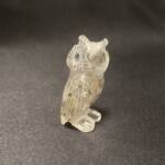 Hibou en Quartz, Pyrite