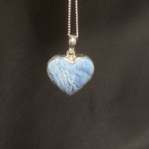 Pendentif Coeur Opale