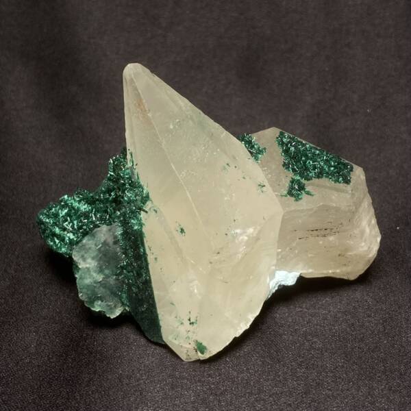 Malachite sur Calcite