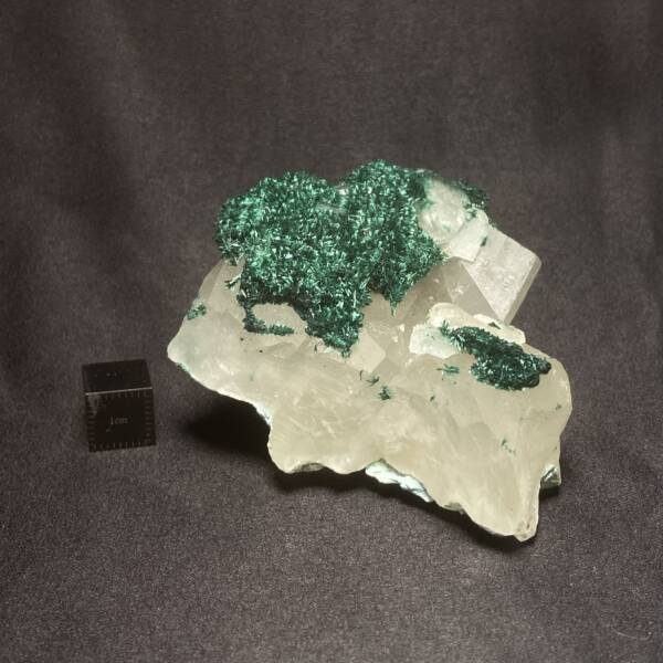 Malachite sur Calcite