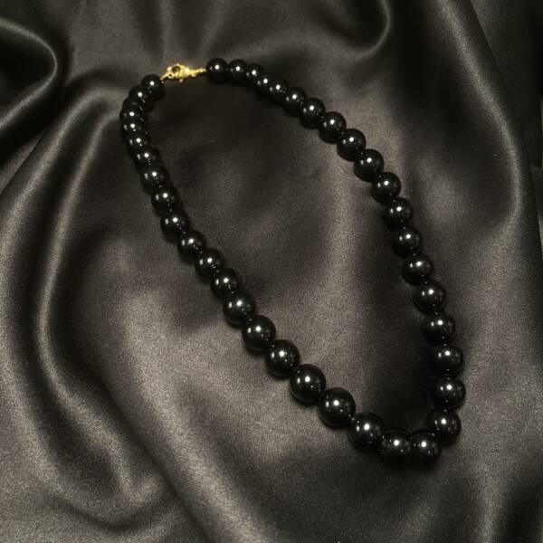 Collier Obsidienne noire