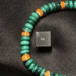 Bracelet Malachite et Coquillage