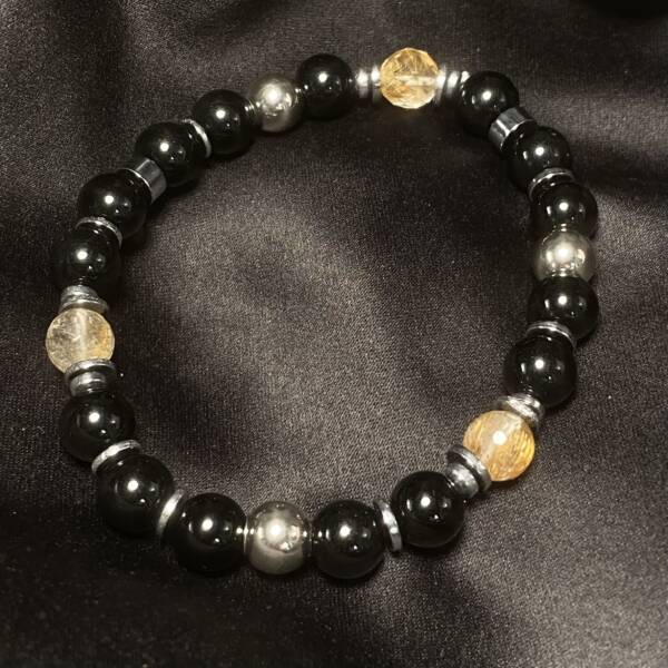 Bracelet Tourmaline et Quartz