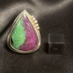 Bague Rubis sur Zoïsite