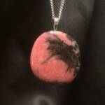 Pendentif Rhodonite