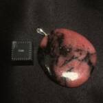 Pendentif Rhodonite