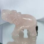 Éléphant Quartz Rose