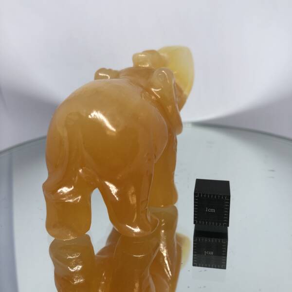 Éléphant Calcite Orange