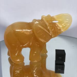 Éléphant Calcite Orange