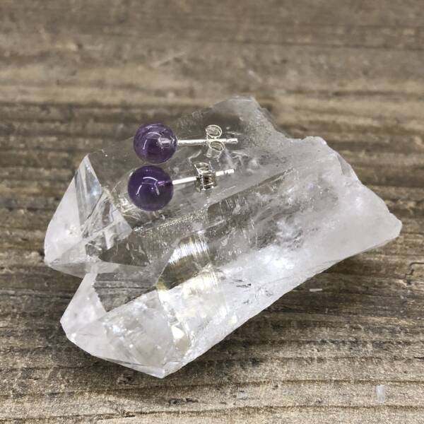 Boucles d'oreilles en Améthyste