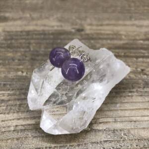 Boucles d'oreilles en Améthyste