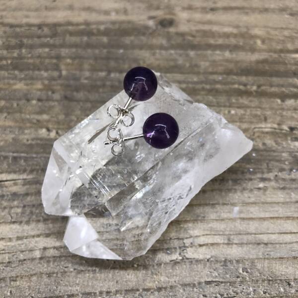 Boucles d'oreilles en Améthyste