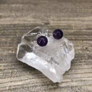 Boucles d'oreilles en Améthyste