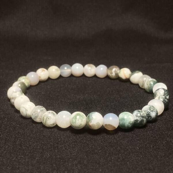 Bracelet Agate Mousse