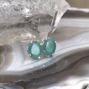 Boucles d'oreilles en Emeraude