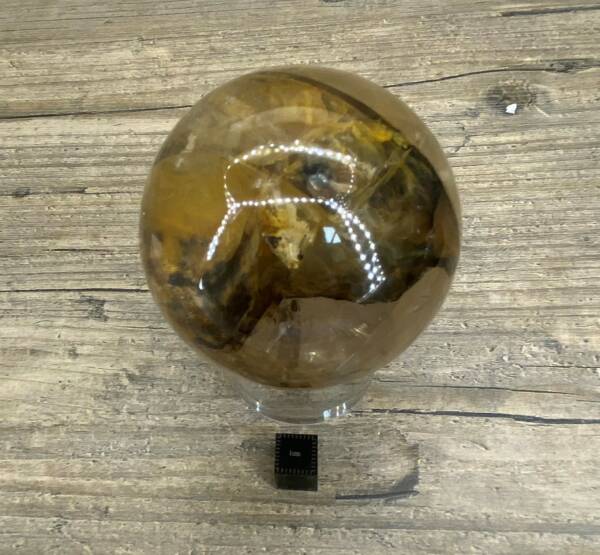 Sphère en Quartz à inclusion