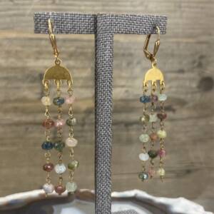 Boucles d'oreilles en Tourmaline