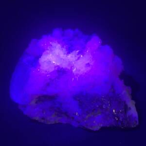 Calcite et Pyrite sur Fluorine