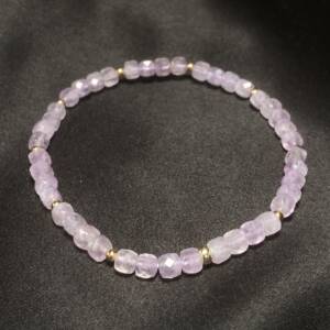 Bracelet en Améthyste lavande