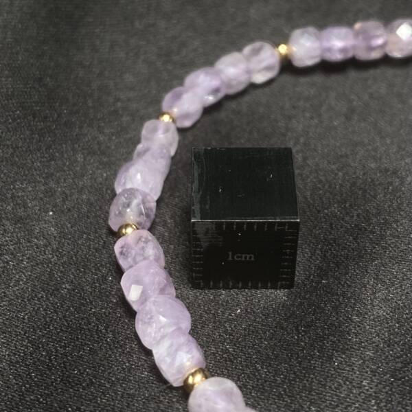Bracelet en Améthyste lavande